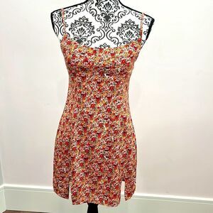 SKY TO MOON Floral Mini Dress Size Medium